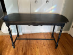 Sofa/ Foyer table- pine /black