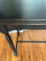 Sofa/ Foyer table- pine /black