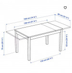 Ikea Extendable Doning Table amd 4 chairs