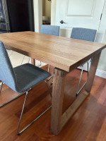 Ikea MÖRBYLÅNGA Dining Table and 4 Chairs