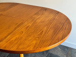 Danish Teak Mid Century Modern Butterfly Dining Table