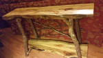 (New$)** MAPLE-HICKORY SOFA / ENTRY TABLE, Custom Woodworker**
