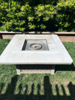 Outdoor propane, firepit/coffee table
