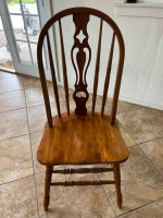 Wooden Dining Room Table and 4 chairs for sale