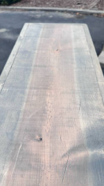 Rustic Wood Entryway Table
