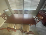 Legacy Classic Dining Table, Chairs and China Cabinet