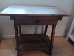 Pottery Barn Wood Side Table Nightstand