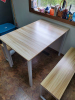 Kitchen Table with 2 Bench Seats