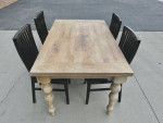 Beautiful Wooden Dining Table w/ Chairs
