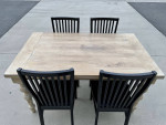 Beautiful Wooden Dining Table w/ Chairs