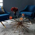 West elm starburst coffee table