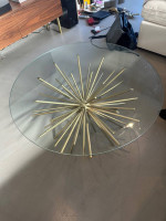 West elm starburst coffee table