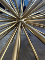 West elm starburst coffee table