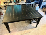 Dining Table - Farmhouse style - includes leaf for seating up to 8