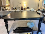 Dining Table - Farmhouse style - includes leaf for seating up to 8