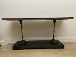 Restoration Hardware 19th century Zinc console table