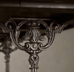 Restoration Hardware 19th century Zinc console table