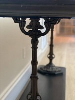 Restoration Hardware 19th century Zinc console table