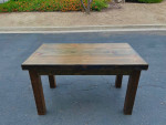 Beautiful Brown Wooden Rustic Dining Table Desk