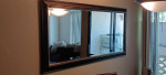 High table & 4 high chairs & large mirror