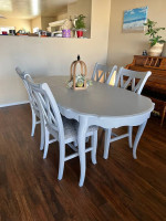 Dining table and chairs