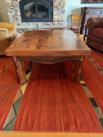 Beautiful solid wood large coffee table