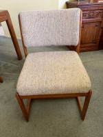 Oak dining table and chairs