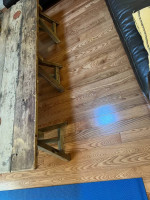 Custom barnwood coffee table