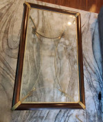 Glass top coffee table