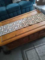 coffee table with two end tables