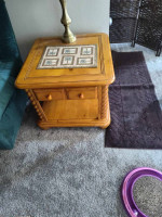 coffee table with two end tables