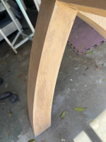 Rectangular Dining Table w/ Glass Top