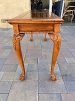 Oak Console Table / Entry Way Table / Sofa Table
