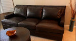 Bernhardt Leather Sofa