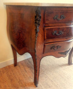 *~ Super Special 19th Century French Walnut Marble Top Table ~*