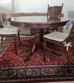 Beautiful wooden nook/dining table