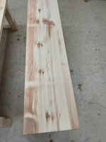 5 ft. Knotty pine bench/table