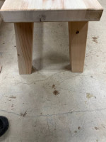 5 ft. Knotty pine bench/table
