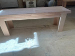 Farmhouse clear fir bench/table