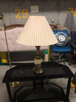 Beautiful table lamp with choice of two different lamp shades