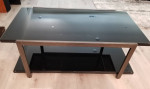 Coffee Table - Black Glass - Ashley Furniture