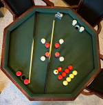 Game Table 3 in 1 table with 5 chairs