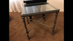 Pier One Glass Wrought Iron Side Table, OBO