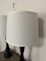 KIAN Table Lamps by ASHLEY FURNITURE Classic Design Black SET OF 2