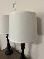 KIAN Table Lamps by ASHLEY FURNITURE Classic Design Black SET OF 2