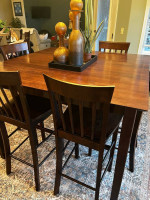Dining Table + 6 Chairs + 2 Leaves
