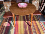 MID CENTURY DINING TABLE 4 CHAIRS