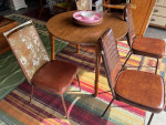 MID CENTURY DINING TABLE 4 CHAIRS