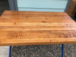 SOLID chromodern figured maple butcher block table countertop