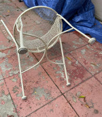 set of 4 Mid Century Salterini patio chairs and Table